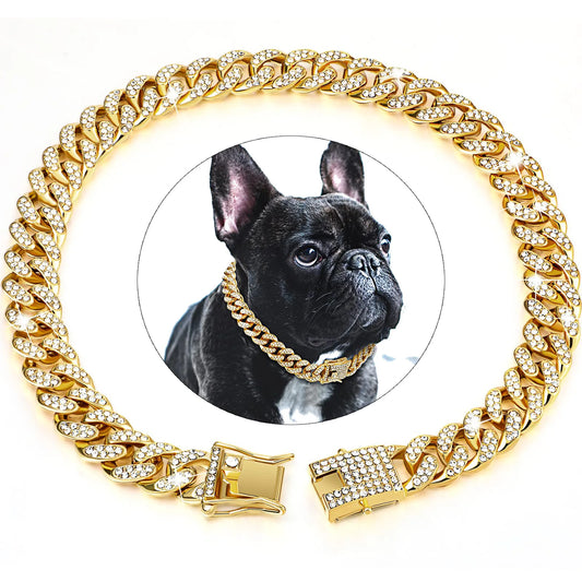 Dog Cuban Chain Collar 