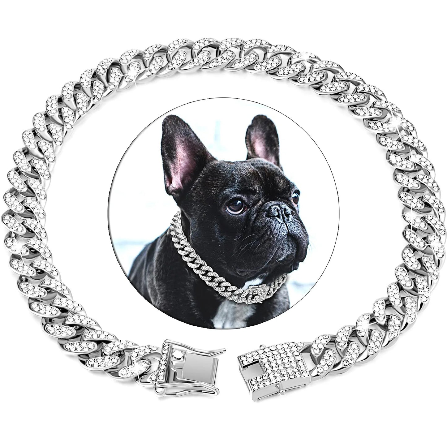 Dog Cuban Chain Collar 